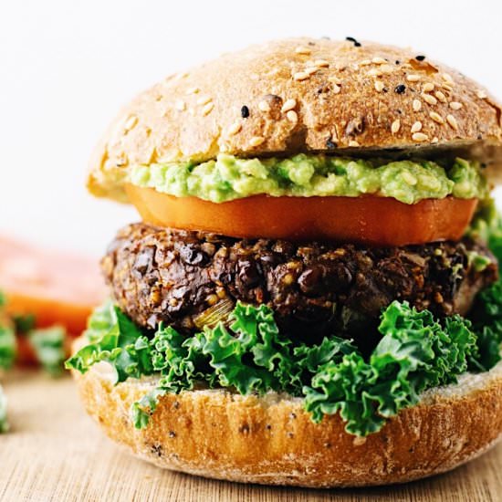 Black Bean Quinoa Burger - Recipe photo by asimplepalate