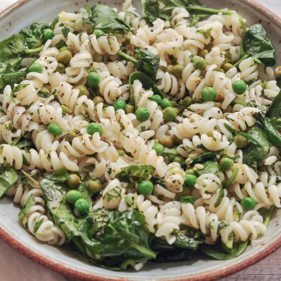 Pasta Primavera - Recipe photo by Veggiecurean