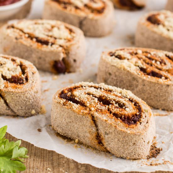 Gluten-Free Vegan Pizza Rolls - Recipe photo by Nutriplanet