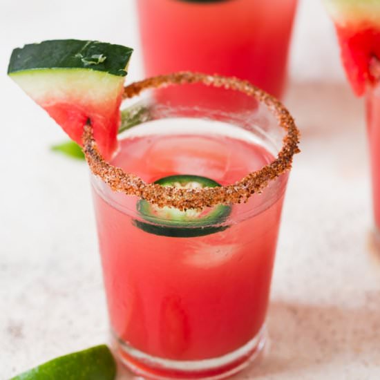 Spicy Watermelon Margarita - Recipe photo by currytrail
