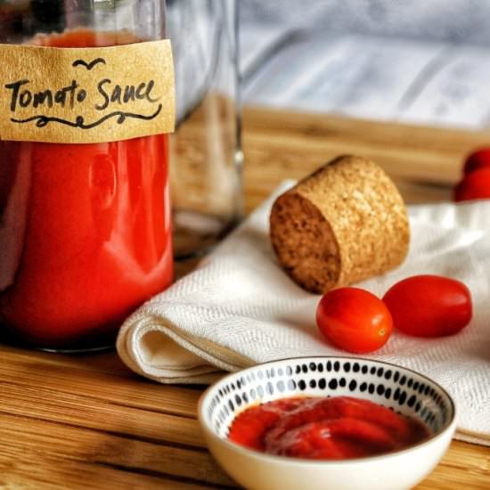 Homemade tomato sauce (ketchup) - Recipe photo by Once a Foodie