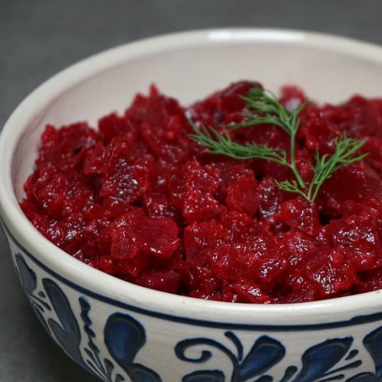 Beetroot Salad with Horseradish - Recipe photo by Venturists