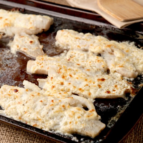 Low Carb Baked Parmesan Whitefish - Recipe photo by browniebites