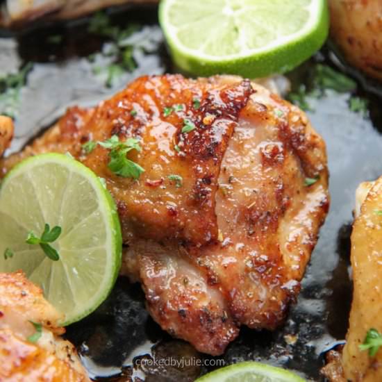 Honey Lime Chicken - Recipe photo by cookedbyjulie