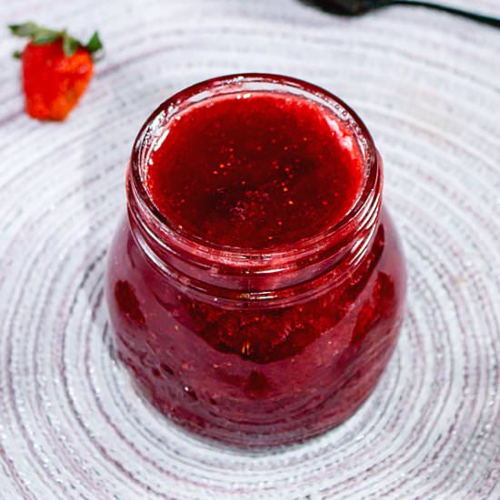French Strawberry Jam - Recipe photo by MasalaHerb