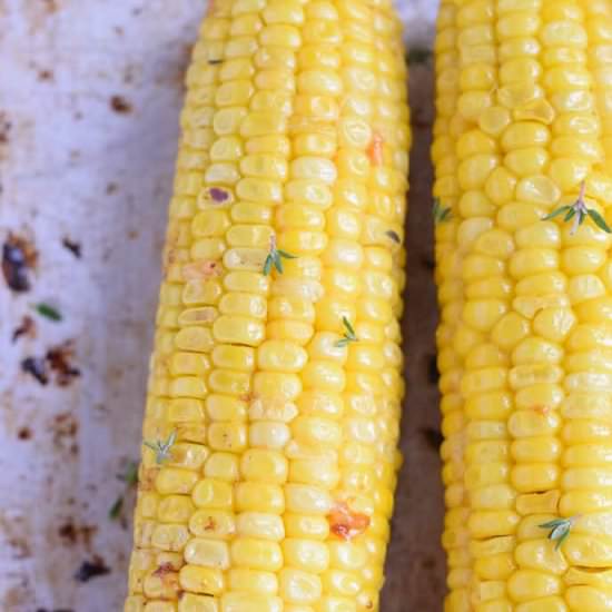 Oven Roasted Cob - Recipe photo by Seasonal Cravings