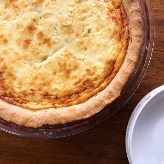Vegetarian Quiche with Cauliflower - Recipe photo by whiskandwhiskers