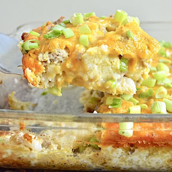 Low Carb Breakfast Casserole - Recipe photo by jeanieandluluskitchen