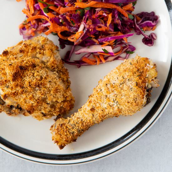 Oven Fried Buttermilk Chicken - Recipe photo by sidewalkshoes