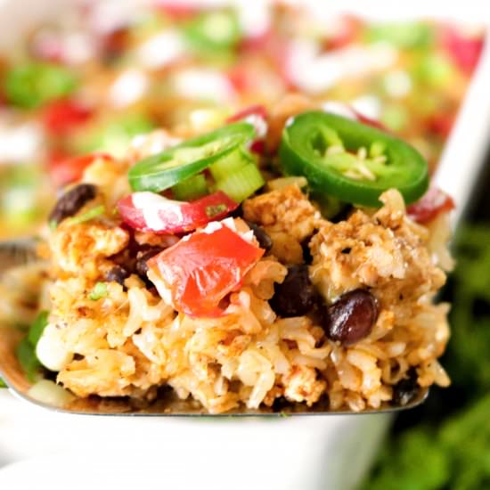 Chicken Taco Casserole - Recipe photo by TheAnthonyKitchen.com