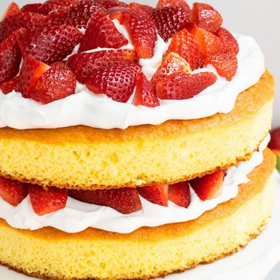 Strawberry Shortcake Cake - Recipe photo by Cakewhiz