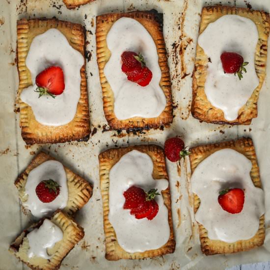 Strawberry Vanilla Pop-Tarts - Recipe photo by pageandplate