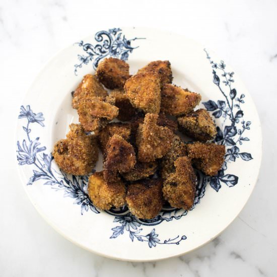 Healthier Breaded Mushrooms - Recipe photo by ahedgehoginthekitchen