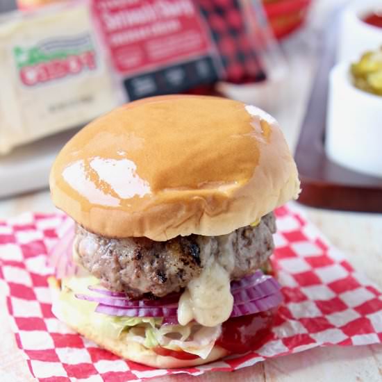 Juicy Lucy Burger - Recipe photo by Whitney Bond