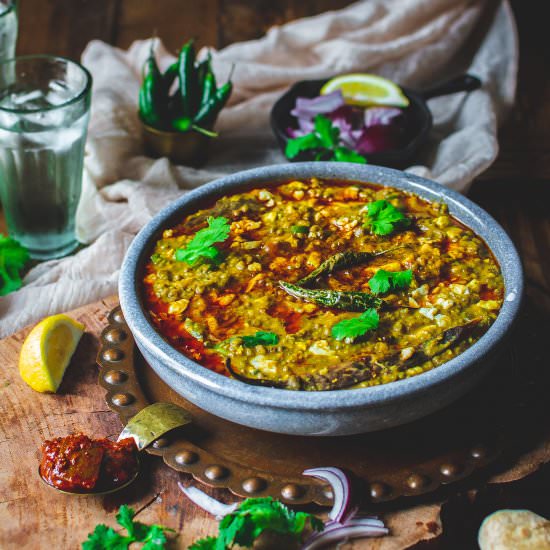 Egg Tadka Dal Dhaba Style - Recipe photo by Gastronomic Bong