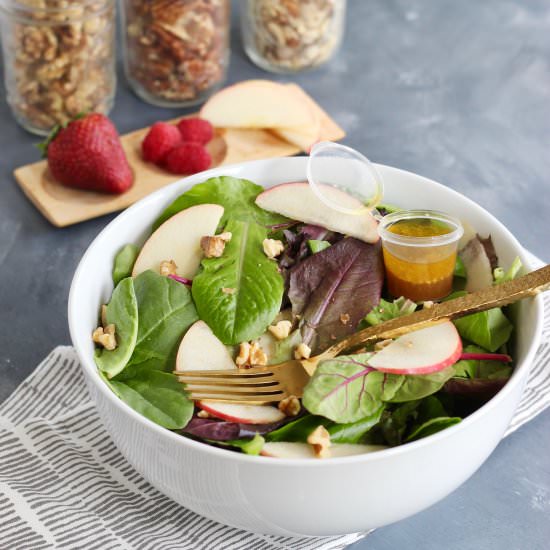 Simple Fruit & Nut Salad - Recipe photo by cheerfulchoices
