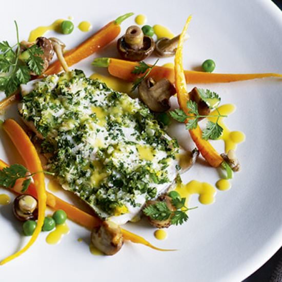 Baked John Dory with braised veg - Recipe photo by wselectors