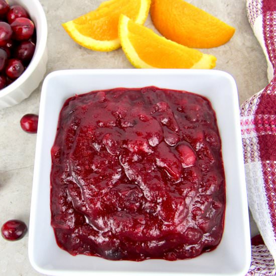 Keto Cranberry Sauce - Recipe photo by Keto Cooking Christian