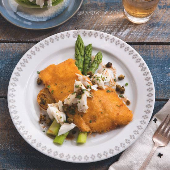 PARMESAN-CRUSTED FLOUNDER - Recipe photo by EatTheReal