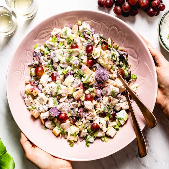 Greek Yogurt Chicken Salad - Recipe photo by foolproofliving.com