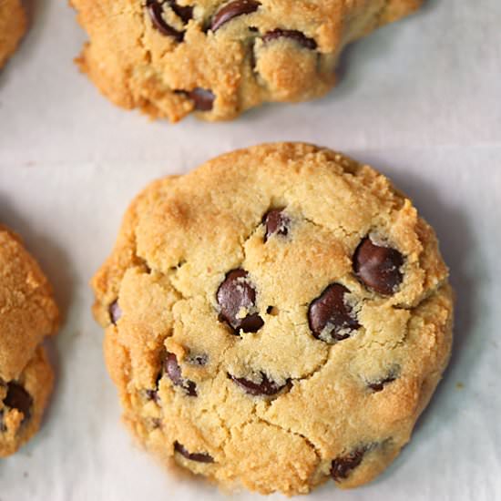 keto chocolate chip cookies - Recipe photo by vered