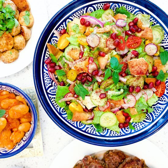 Lebanese Fattoush (Salad) - Recipe photo by eleganteconomist