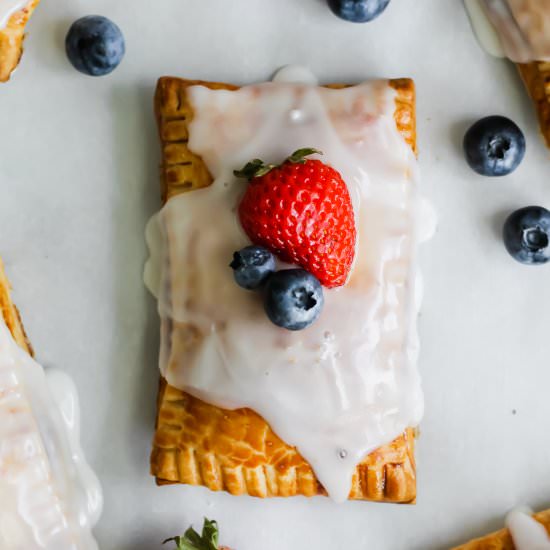 Homemade Berry Pop Tarts - Recipe photo by ourbalancedbowl