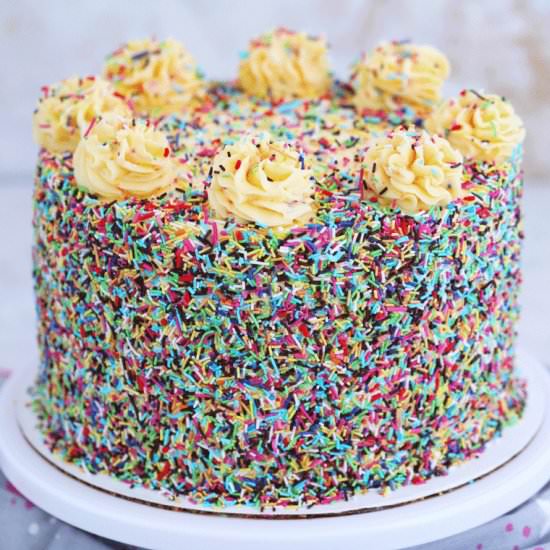 Birthday Cake - Recipe photo by peasandpeonies