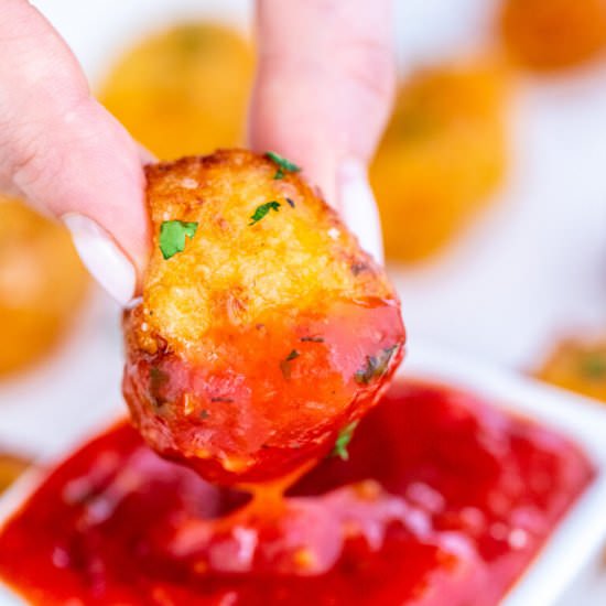 How To Make Homemade Tater Tots - Recipe photo by peasandpeonies