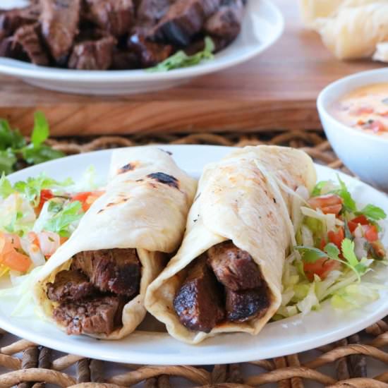 Tacos Al Carbon - Recipe photo by TheAnthonyKitchen.com