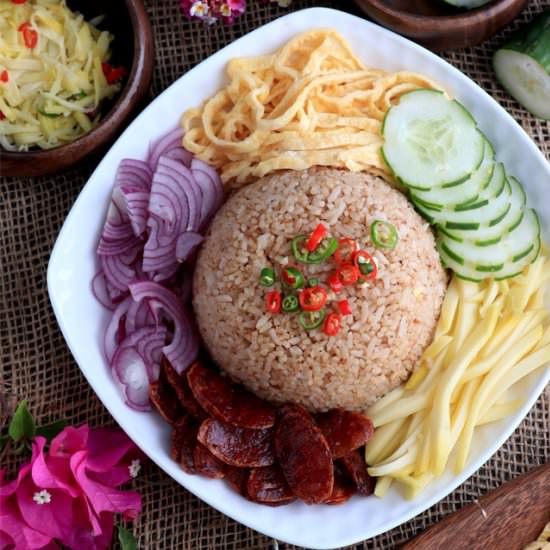 Thai Fried Rice With Shrimp Paste - Recipe photo by foxy folksy