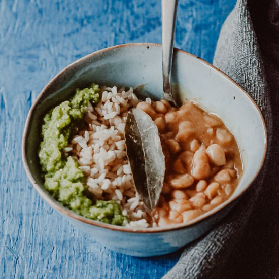 Instant Pot Chipotle Peruano Beans - Recipe photo by moon and spoon and yum.