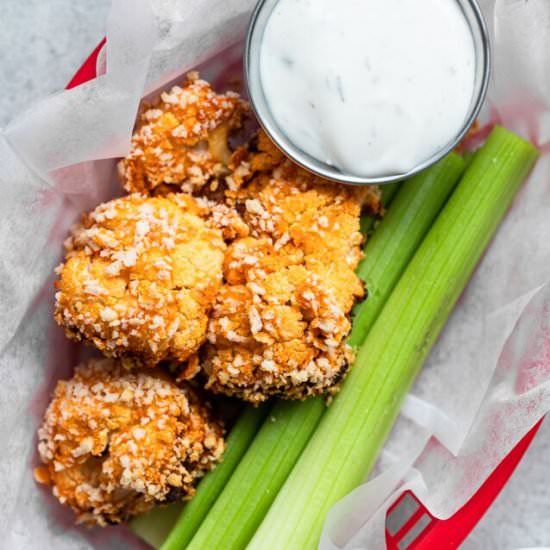 Air Fried Buffalo Cauliflower - Recipe photo by foodfaithfitness