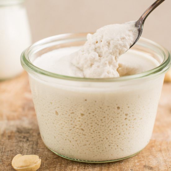 Homemade Cashew Yogurt (Sour Cream) - Recipe photo by Nutriplanet
