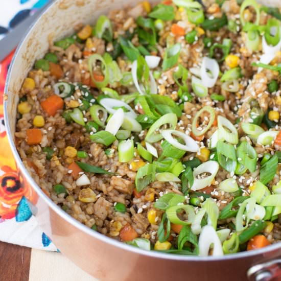 Pork Fried Rice - Recipe photo by The Kitchen Wife