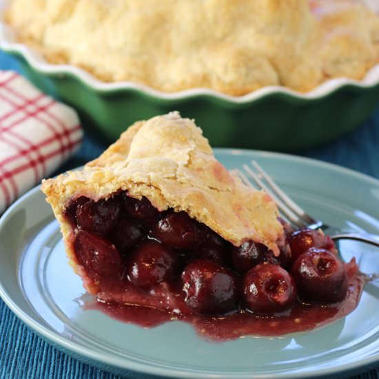 Classic Bing Cherry Pie - Recipe photo by Food Gal