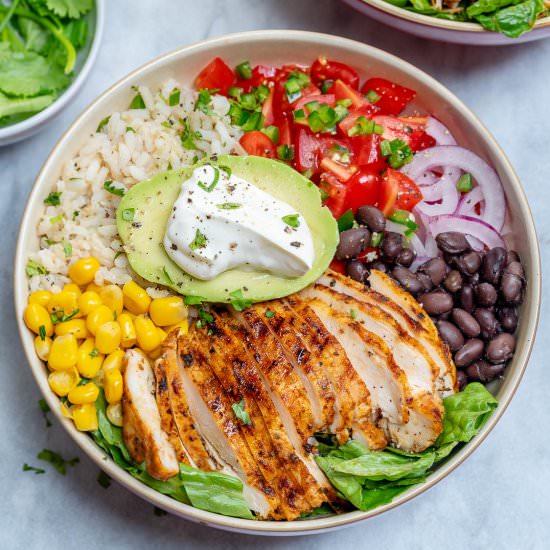 Chicken Burrito Bowl - Recipe photo by healthyfitnessmeals