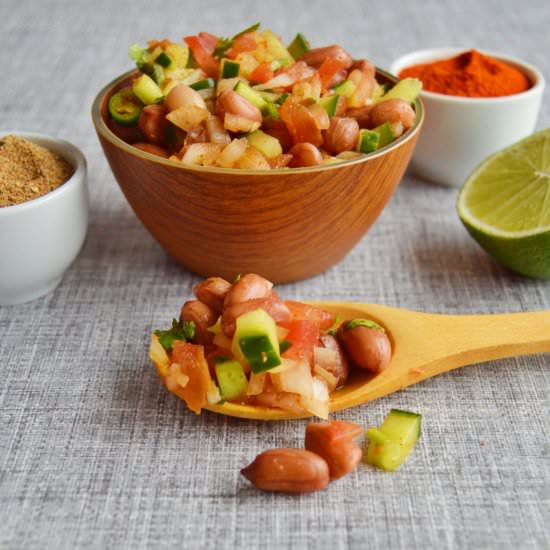 Peanut Chaat - Recipe photo by Flavours Treat