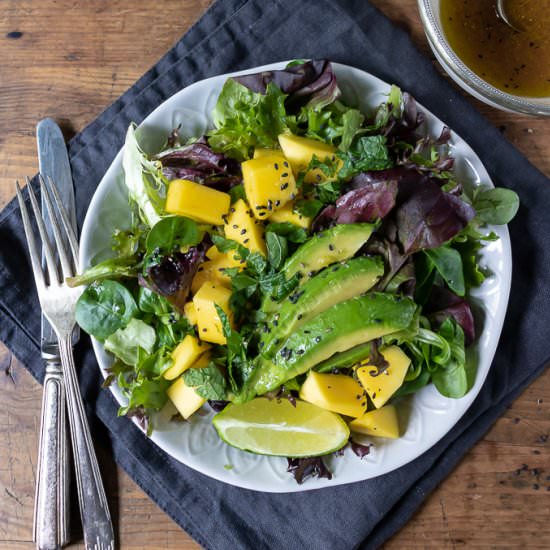 Avocado Mango Salad - Recipe photo by veggie desserts