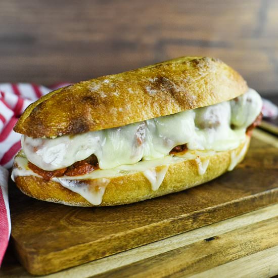 Italian Meatball Sub Sandwich - Recipe photo by dudethatcookz