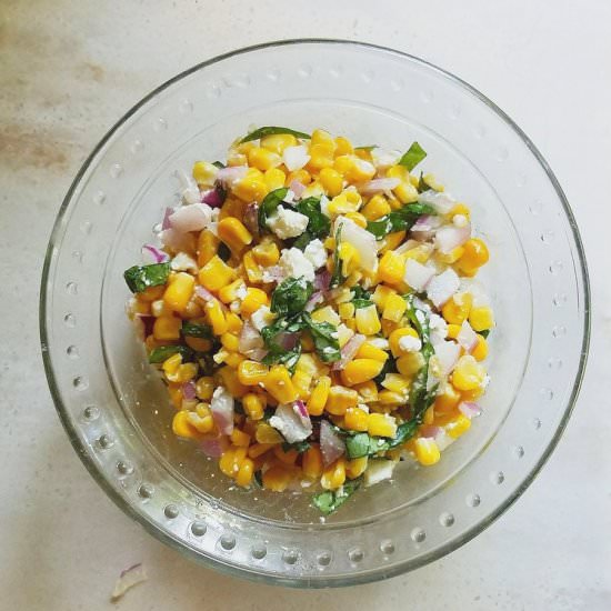 Simple Corn Salad - Recipe photo by Inspired by the Seasons