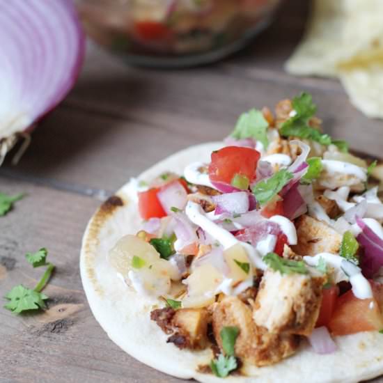 Blackened Chicken Street Tacos - Recipe photo by Ereese