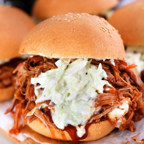 Slow Cooker Pulled Pork - Recipe photo by peasandpeonies