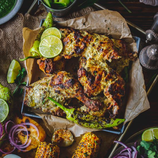 Afghani Style Tandoori Chicken - Recipe photo by Gastronomic Bong
