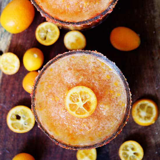 Watermelon Kumquat Margaritas - Recipe photo by Horses &amp; Heels