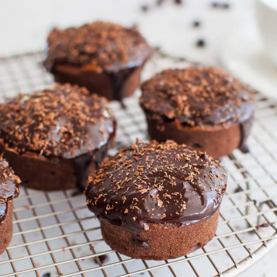 Chocolate Earl Grey Cupcakes - Recipe photo by MySugarFreeKitchen