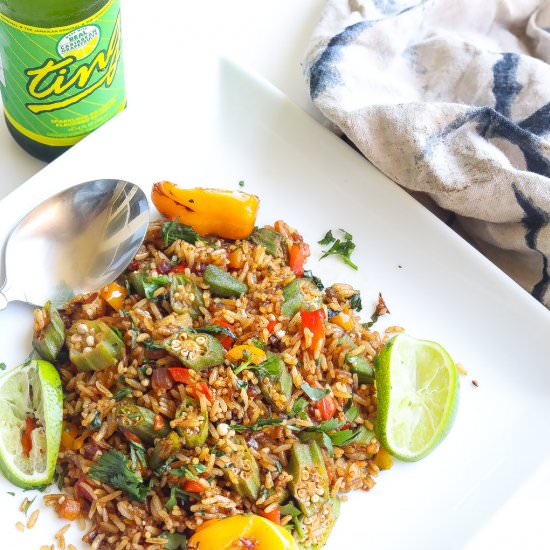 Caribbean Fried Rice - Recipe photo by foodfidelity
