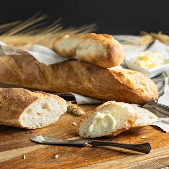 Easy Homemade Baguettes - Recipe photo by Compelled To Cook