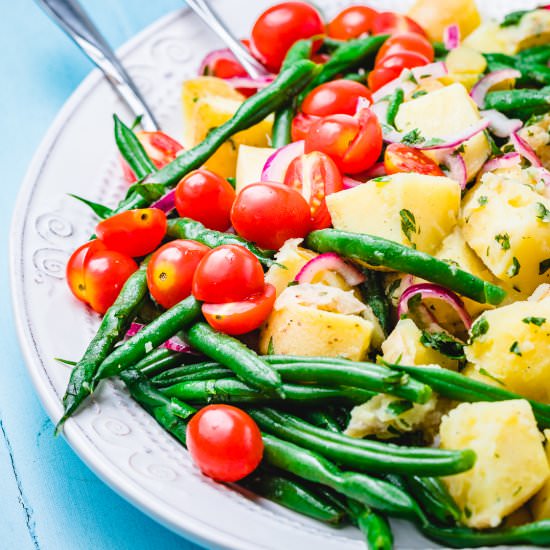 Potato Green Bean Salad - Recipe photo by sipandfeast