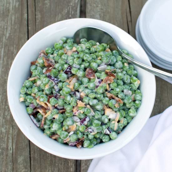 Bacon Pea Salad - Recipe photo by Share The Recipe